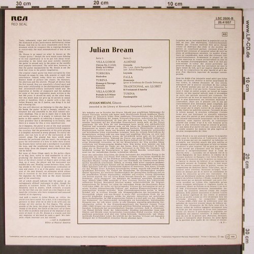 Bream,Julian: Popular Classics f.Spanish Guitar, RCA(26.41057), D, Ri 1964,  - LP - L9104 - 7,50 Euro