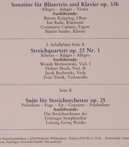 Weiske,Georg: Kammermusik, Foc, VMK Krebshilfe(W 94024), D, 1985 - 2LP - L9110 - 20,00 Euro