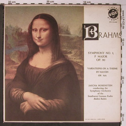 Brahms,Johannes: Symphony No.3 in F major op.90, VOX(STPL 510.620), US,vg+/vg+, 1963 - LP - L9117 - 25,00 Euro