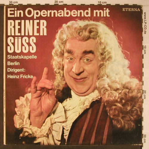 Süss,Reiner: Ein Opernabend mit, vg+/vg+, Eterna(8 25 988), DDR, 1974 - LP - L9125 - 6,00 Euro