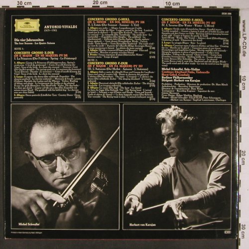 Vivaldi,Antonio: Die Vier Jahreszeiten, Deutsche Gramophon (2530 296), D Typ: LP Best.-Nr.: L9139 Preis: 7,50 Euro