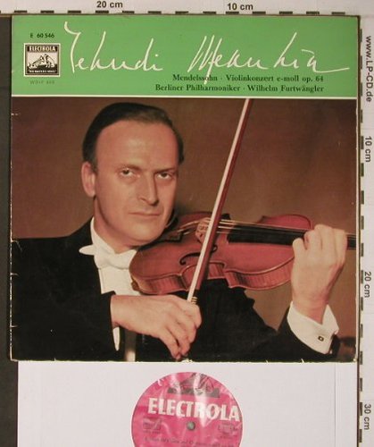 Mendelssohn Bartholdy,Felix: Konzert für Violine u. Orch., op.64, Electola(E 60 546), D, vg+/vg+,  - 10inch - L9157 - 5,00 Euro