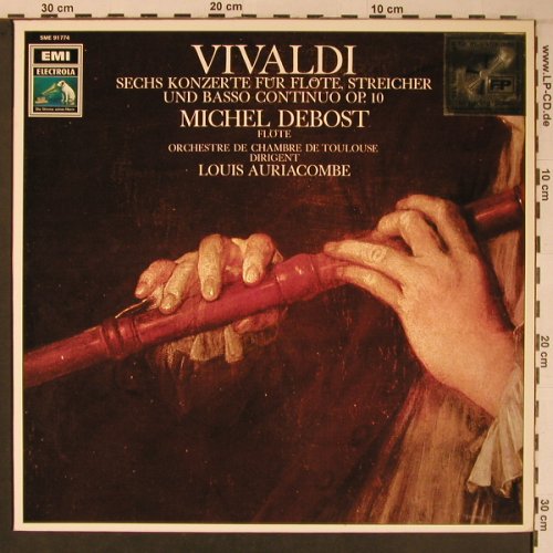 Vivaldi,Antonio: Sechs Konzerte,Flöte,Streicher,Bass, EMI Electrola (SME 91 774), D Typ: LP Best.-Nr.: L9159 Preis: 7,50 Euro