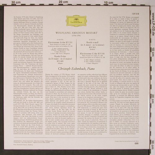 Mozart,Wolfgang Amadeus: Klaviersonaten a-dur KV 331,KV 330, D.Gr.(139 318), D, Ri,  - LP - L9162 - 12,50 Euro
