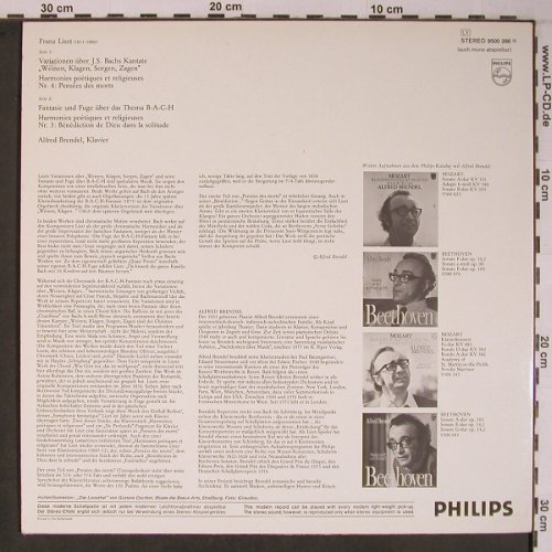 Liszt,Franz: Variationen ü. Weinen,Klagen,Sorgen, Philips(9500 286), NL, 1977 - LP - L9164 - 9,00 Euro