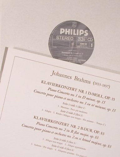 Brahms,Johannes: Die Klavierkonzerte, Box, Philips(6747 432), NL, 1970 - 2LP - L9173 - 12,50 Euro