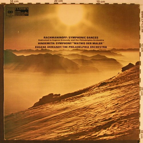Rachmaninoff,Sergei / Hindemith: Symphonic Dances / Sinfonie'Mathis, CBS(61 347), UK,vg+/m-, 1972 - LP - L9174 - 5,00 Euro