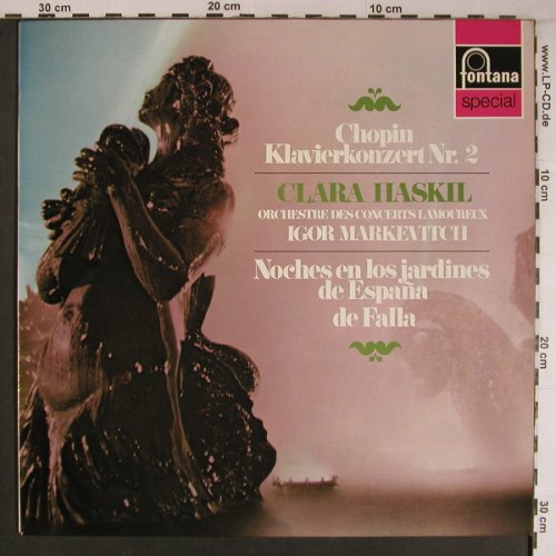 Haskil,Clara: Chopin: Klavierkonzert Nr.2, Fontana Special(6540 065), NL,  - LP - L9184 - 7,50 Euro