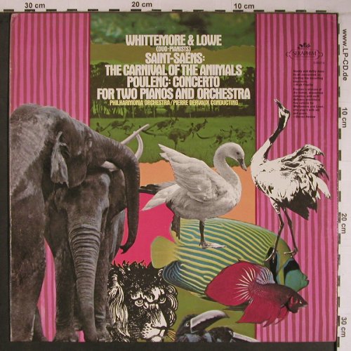 Saint-Saens,Camille / Poulenc: The Carnuval of the Animals/C.f.2pi, Seraphim (S-60214), US Typ: LP Best.-Nr.: L9186 Preis: 9,00 Euro