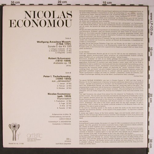 Economou,Nicolas: Klavierwerke v.Moart,Schumann..., Artistic(KL 11148), ,  - LP - L9202 - 20,00 Euro