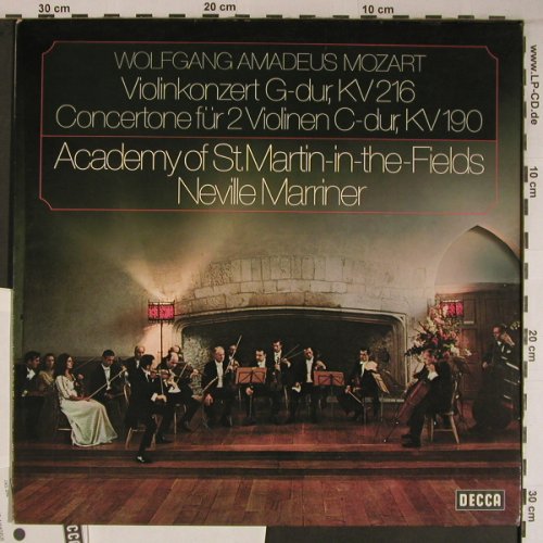 Mozart,Wolfgang Amadeus: Violinkonzert Nr.5 a-dur KV 219, Decca,Musterplatte (SAD 22 135), D, 1973 Typ: LP Best.-Nr.: L9203 Preis: 7,50 Euro
