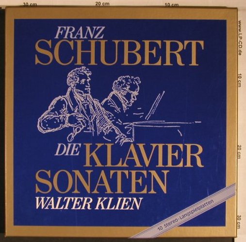 Schubert,Franz: Die Klaviersonaten, Walter Klien, FSM / Vox (FSM 110 VXDS), D, Box Typ: 10LP Best.-Nr.: L9207 Preis: 65,00 Euro