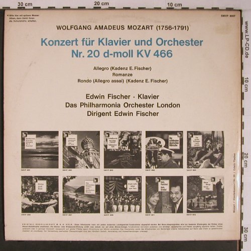 Mozart,Wolfgang Amadeus: Klavierkonzert Nr.20 d-moll KV 466, Volksplatte(SMVP 8007), D,  - LP - L9209 - 9,00 Euro