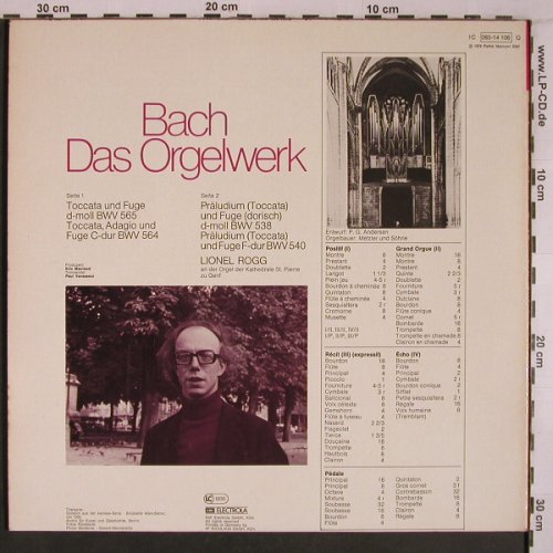Bach,Johann Sebastian: Toccaten und Fugen,Foc, EMI(065-14 106Q), D, 1976 - LPQ - L9217 - 7,50 Euro