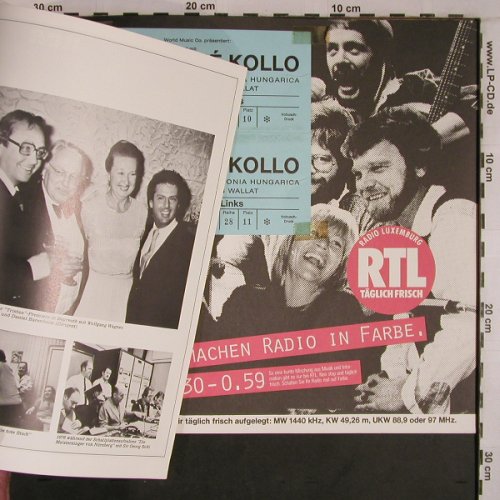 Kollo,René: Ein Abend mit,38 page book in germ., World Music Co./RTL, D, 1982 Typ: Book Best.-Nr.: L9222 Preis: 17,50 Euro