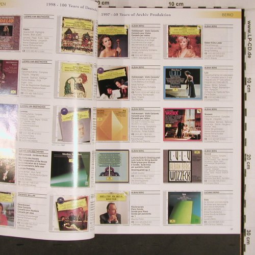 V.A.Deutsche Grammophon &: Archiv Produktion 1997/98-Katalog, Neef (71488001/01-18),  Typ: Book Best.-Nr.: L9224 Preis: 20,00 Euro