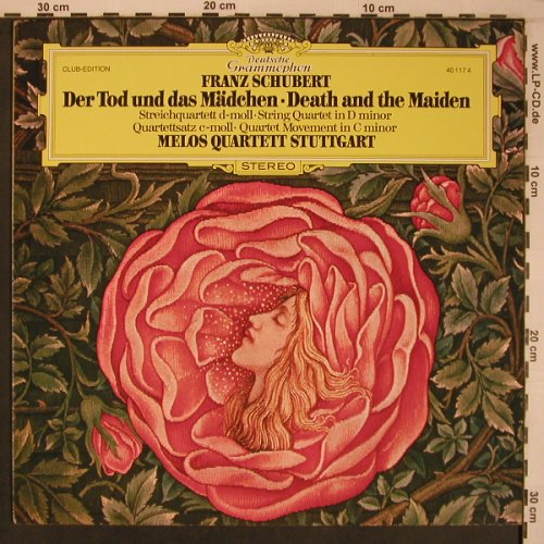 Schubert,Franz: Der Tod und das Mädchen, D.Gr., Club Ed. (40 117 4), D, 1975 Typ: LP Best.-Nr.: L9237 Preis: 6,00 Euro