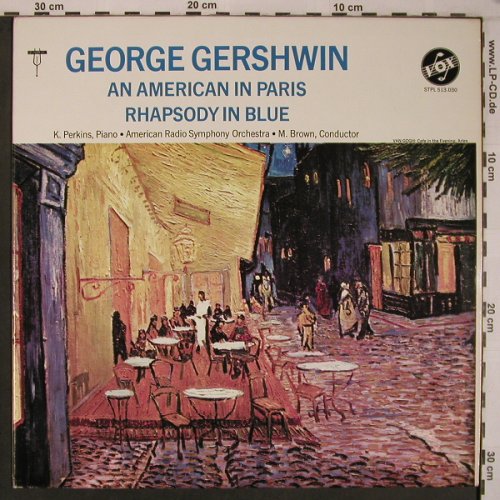 Gershwin,George: An American In Paris/Rhapsody i.Blu, Vox (STLP 513.030), US Typ: LP Best.-Nr.: L9239 Preis: 7,50 Euro