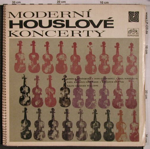 V.A.Modern Houslov Koncerty: Schönberg,Stravinskij,Hindemith, Supraphon Album(0 10 0231-33), CZ, Mono, 1968 - 3LP - L9241 - 175,00 Euro