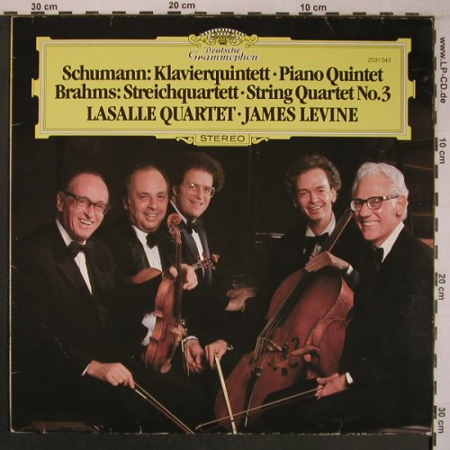 Schumann,Robert / Brahms: Klavierquintett Es-dur op44/Nr3op67, D.Gr.(2531 343), D, m /vg+, 1981 - LP - L9259 - 9,00 Euro