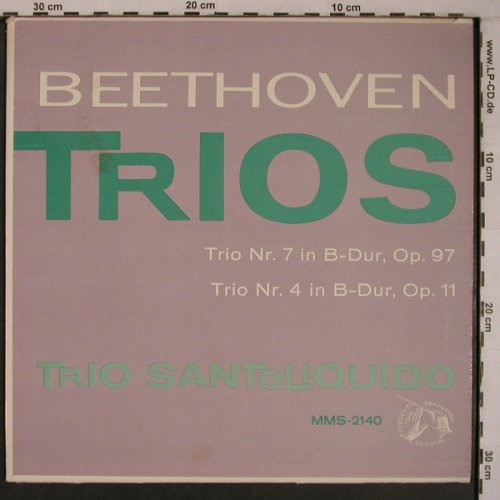 Beethoven,Ludwig van: Klaviertrio Nr.7 b-dur op97/Nr4op11, MMS(MMS-2140), D, vg+/m-,  - LP - L9272 - 7,50 Euro