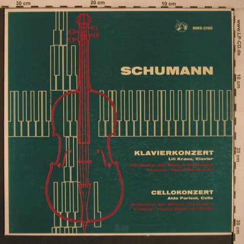 Schumann,Robert: Klavierkonzert a-moll,op.54, op.129, MMS (MMS-2190), D Typ: LP Best.-Nr.: L9279 Preis: 7,50 Euro