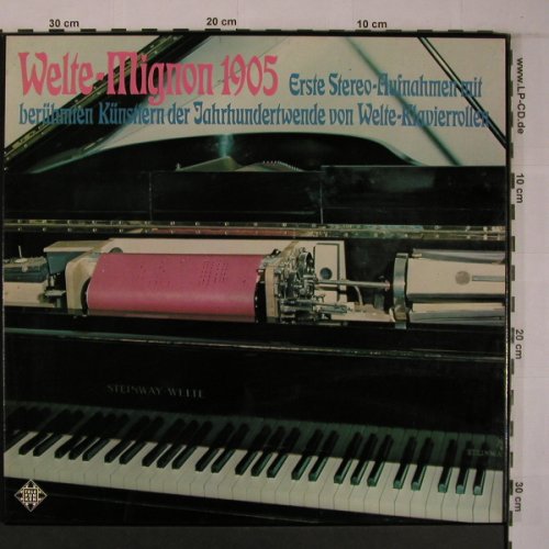V.A.Welte-Mignon 1905: Erste Stereo Aufnahmen, Telefunken(6.35016 FK), D,  - 5LP - L9280 - 40,00 Euro