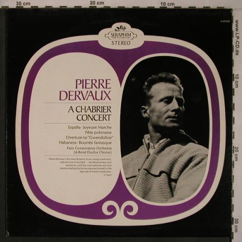 Dervaux,Pierre: A Chabrier Concert, Seraphim (S-60108), US Typ: LP Best.-Nr.: L9283 Preis: 7,50 Euro