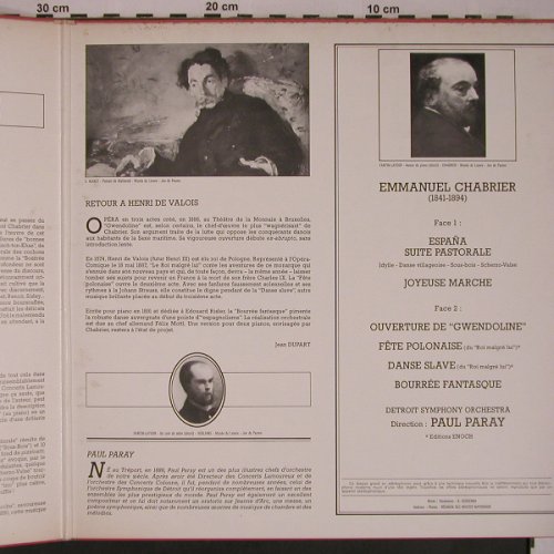 Chabrier,Emmanuel: Espana/Bourree Fantasque, Foc, Philips(6538 018), F,  - LP - L9286 - 7,50 Euro