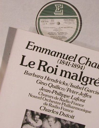 Chabrier,Emmanuel: Le Roi malgr lui, Erato(NUM 751623), F, 1985 - 3LP - L9287 - 17,50 Euro