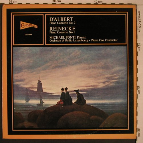 d'Albert,Eugène/Reinecke: Piano Concerto No.2/Piano C.No.1, Candide (CE 31078), US, vg+/m- Typ: LP Best.-Nr.: L9290 Preis: 5,00 Euro