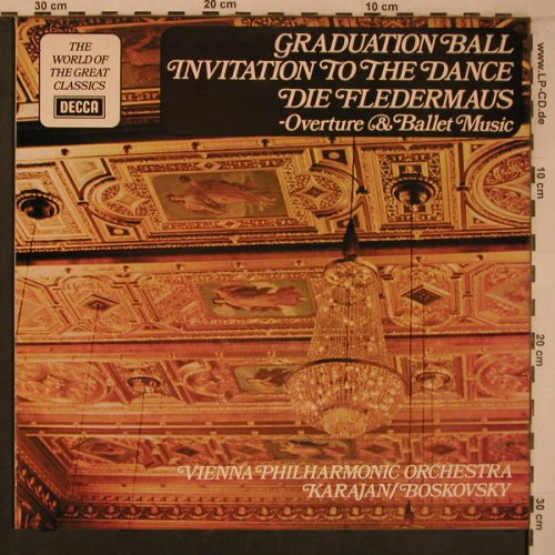 V.A.Graduation Ball Invitation to: the Dance,Fledermaus,Overt./ Ballet, Decca (SPA 406), UK, Ri, 1976 Typ: LP Best.-Nr.: L9300 Preis: 9,00 Euro