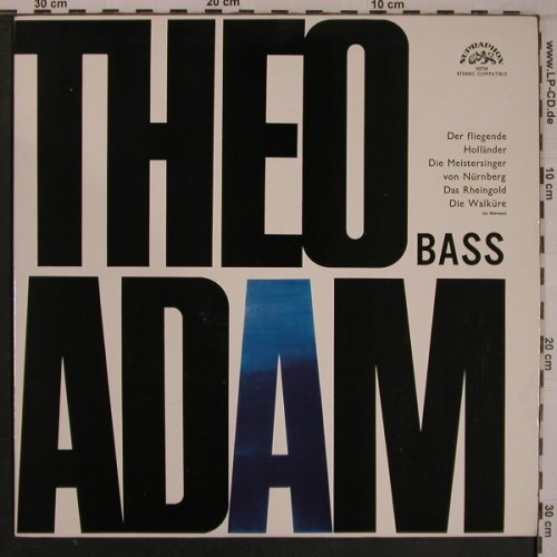 Adam,Theo: Bass, in German, Supraphon (SUA ST 50734), CZ Typ: LP Best.-Nr.: L9304 Preis: 7,50 Euro