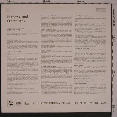 V.A.Passions und Ostermusik: Stuttgarter Hymnus-Chorknaben, Christophorus(SCGLB 75 976), D,  - LP - L9313 - 6,00 Euro