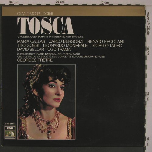 Puccini,Giacomo: Tosca- Großer Querschnitt, in ital., EMI Electrola(C 063-01 965), D,  - LP - L9325 - 9,00 Euro