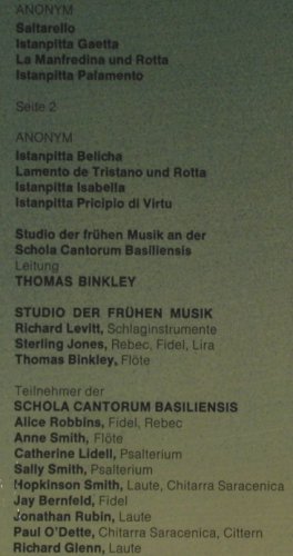 Estampie: Instrumentalmusik des Mittelalters, EMI / Reflexe(C 063-30 122), D, Foc, 1974 - LP - L9336 - 9,00 Euro