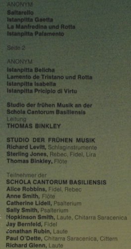 Estampie: Instrumentalmusik des Mittelalters, EMI / Reflexe (C 063-30 122), D, Foc, 1974 Typ: LP Best.-Nr.: L9336 Preis: 9,00 Euro