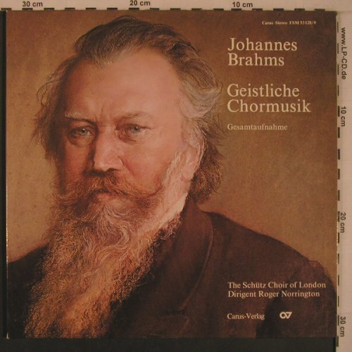Brahms,Johannes: Geistliche Chormusik,Gesamtaufn.Foc, Carus-Verlag(FSM 53128/9), D,  - 2LP - L9345 - 12,50 Euro