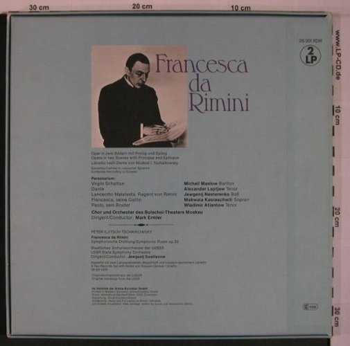 Rachmaninow,Sergej: Francesca da Rimini,poen op.32, Box, Eurodisc(28 351 XDR), D, 1970 - 2LP - L9349 - 14,00 Euro