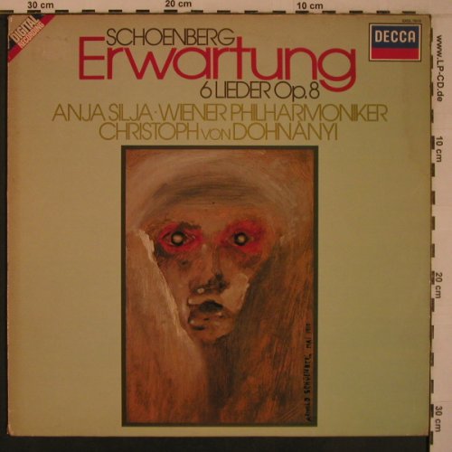 Schoenberg,Arnold: Erwartung, 6 Lieder Op.8, m-/VG-, Decca (SXDL 7509), UK, 1981 Typ: LP Best.-Nr.: L9352 Preis: 9,00 Euro