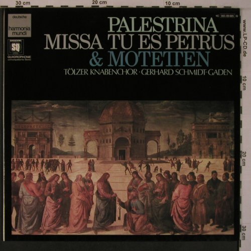 Palestrina,Giovani Pierluigi da: Missa Tu es Petrus & Motetten, Foc, Harmonia Mundi (065-99 685 Q), D, 1974 Typ: LPQ Best.-Nr.: L9353 Preis: 9,50 Euro