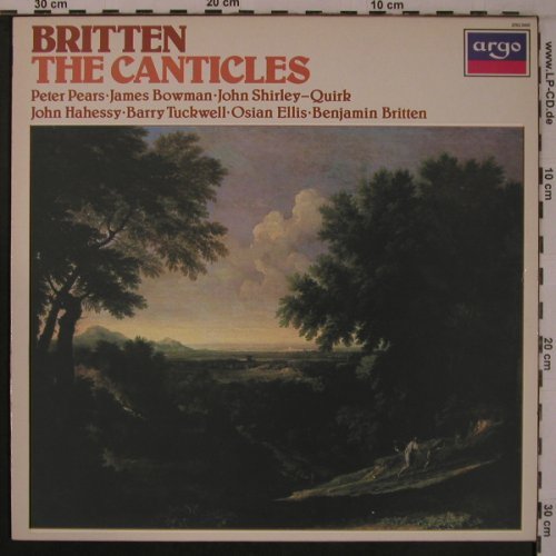 Britten,Benjamin: The Canticles, Argo(ZRG 946), UK,  - LP - L9360 - 9,00 Euro