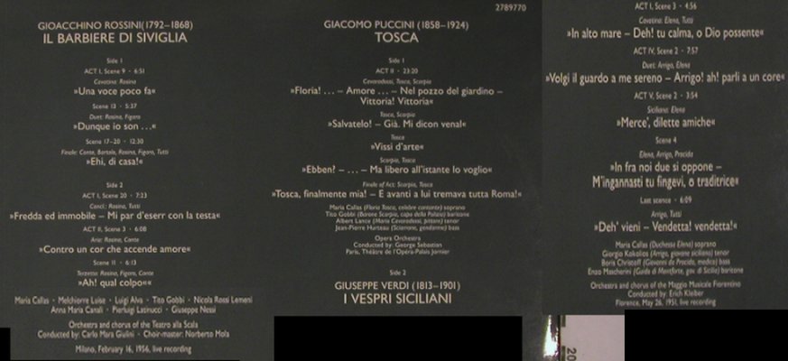 Callas,Maria: La Divina Vol.7, m-/vg+, Gli die d.M/Classicaphon(2789770), D,  - 2LP - L9362 - 7,50 Euro