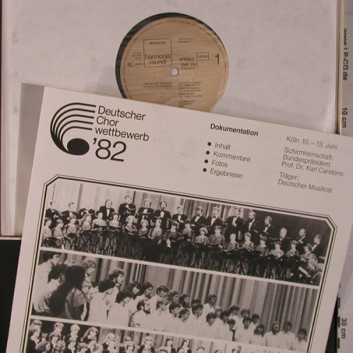 V.A.Deutscher Chor Wettbewerb'82: Dokumentation Köln 10.-13.Juni, Harmonia Mundi/EMI (F 668 636-641), D, 1983 Typ: 6LP Best.-Nr.: L9363 Preis: 35,00 Euro