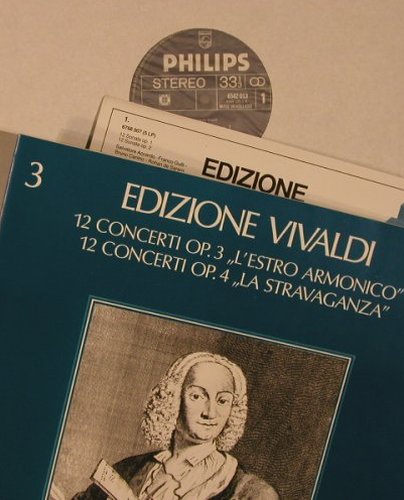 Vivaldi,Antonio: 12 Conzerti op.3,op.4. Box, Philips (67 68 009), NL, Ri Typ: 5LP Best.-Nr.: L9367 Preis: 24,00 Euro