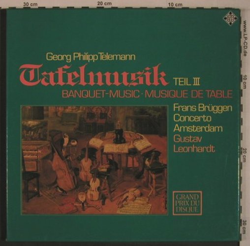 Telemann,Georg Philipp: Tafelmusik,Teil III, Box,Ri, Telefunken(6.35064 DX), D,  - 2LP - L9376 - 12,50 Euro