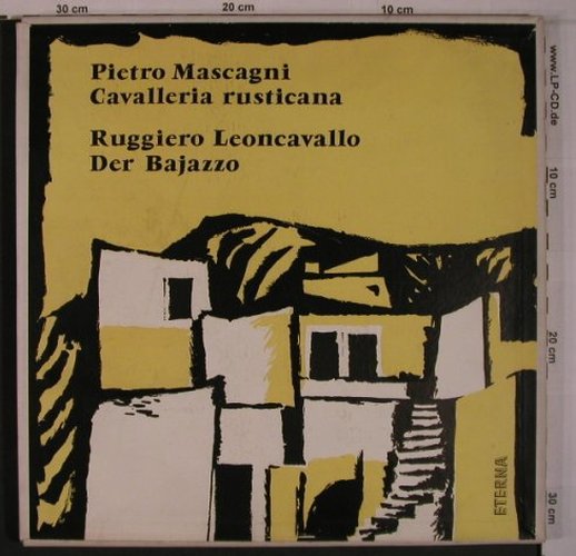 Mascagni,Pietro/Leoncavallo: Cavalleria Rusticana/Bajazzo,Box, Eterna(8 20 245-247), DDR, Mono, 1969 - 3LP - L9377 - 38,00 Euro