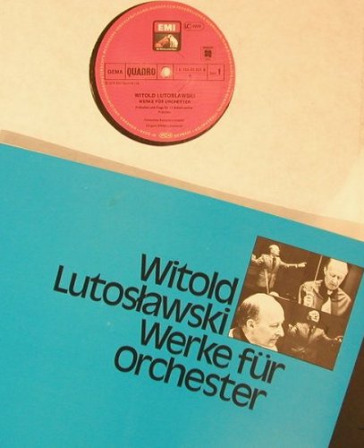 Lutostawski,Witold: Werke für Orchester, Box, EMI(165-03 231/36 Q), D, 1978 - 6LPQ - L9390 - 44,00 Euro
