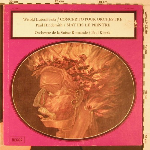 Lutostawski,Witold/Hindemith: Concerto Pour Orch/Mathis LePeintre, Decca(7.119 SLX 6.445), F, Foc, 1969 - LP - L9408 - 26,00 Euro