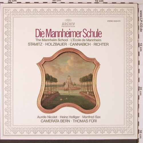 Stamitz/Holzbauer/Cannabich/Richter: Die Mannheimer SchuleFoc, Archiv(2533 470), D, 1980 - LP - L9436 - 7,50 Euro